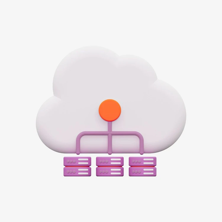Cloud e infrastructure icon
